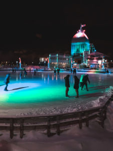 Patinoire Montreal Nuit