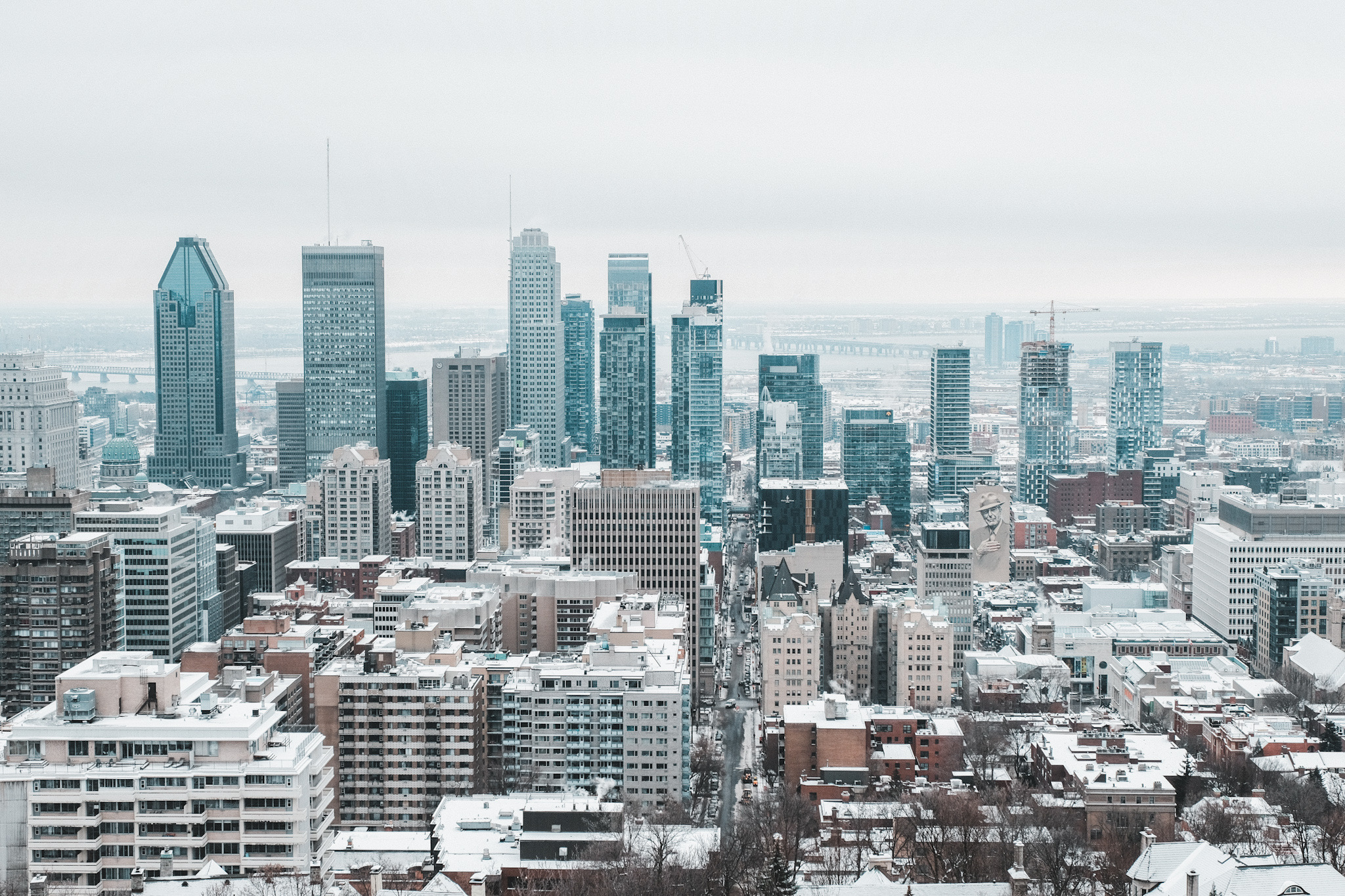 Vue Belevedere Kondiaronk Mont Royal Montreal